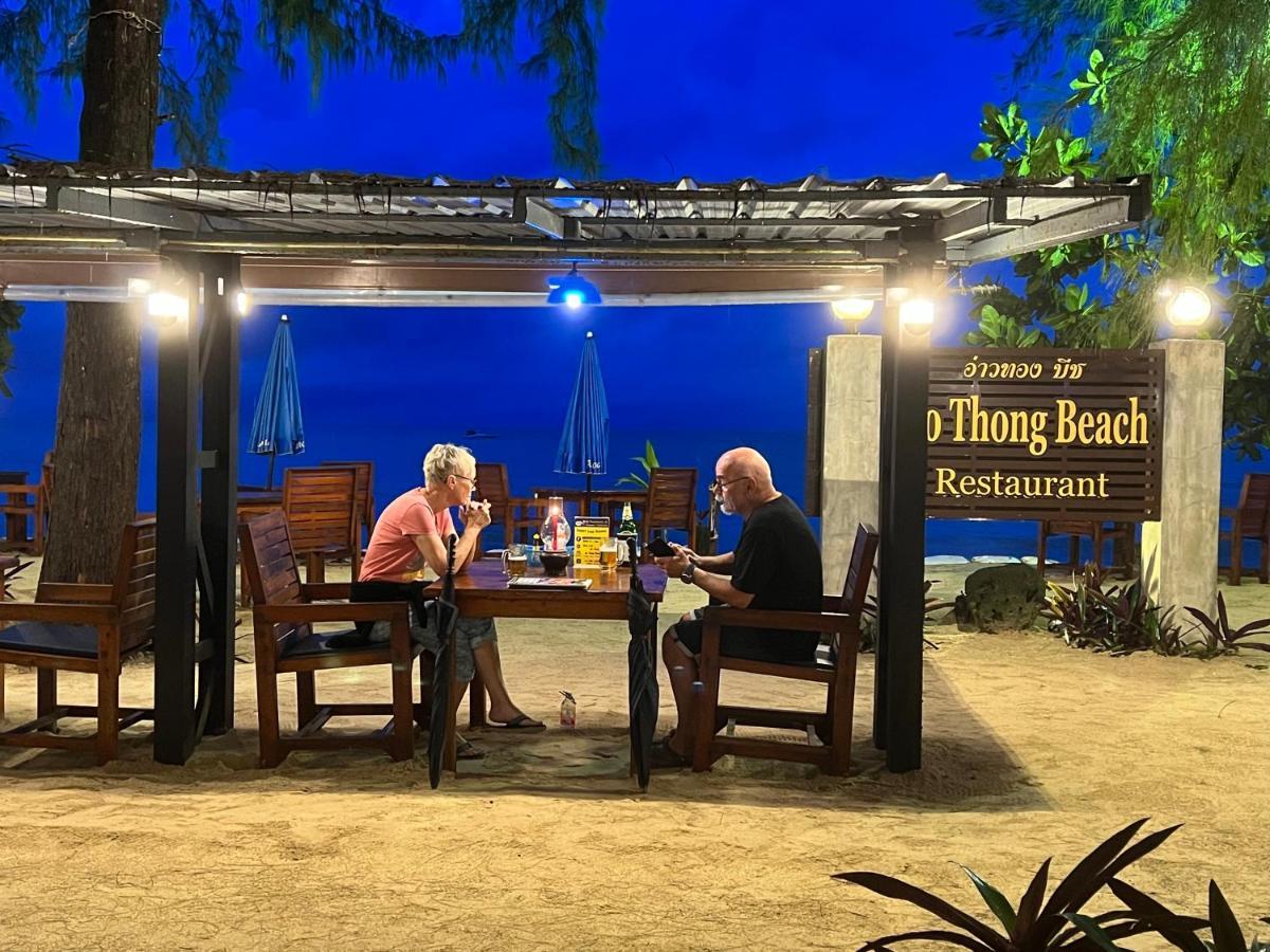 Ao Thong Beach Resort Bang Sak Bagian luar foto